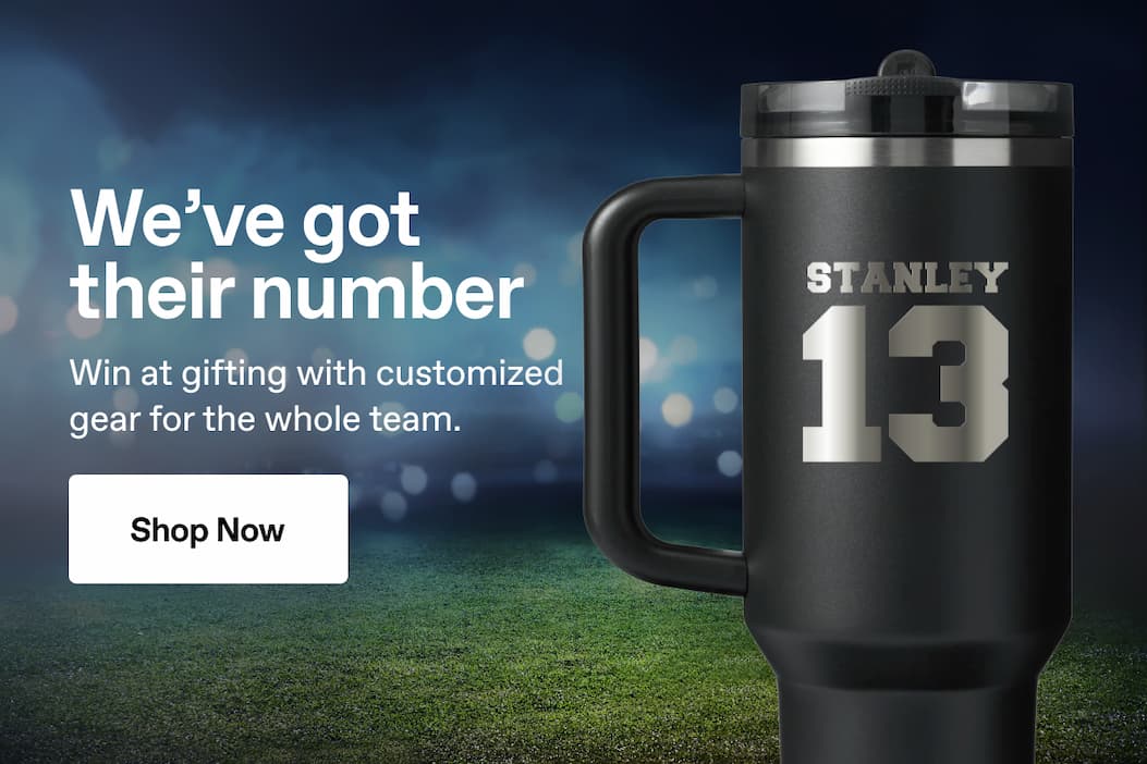 Customize for the whole team. Shop Now.