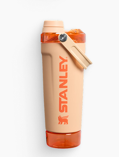 The Vitalize™ Shaker Bottle | 20 OZ | Orange Sherbet
