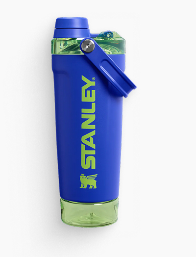 The Vitalize™ Shaker Bottle | 20 OZ | Cobalt Chartreuse