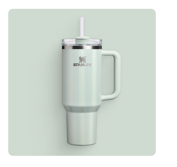 The Quencher H2.0 Flowstate™ Tumbler | Mist Picnic Stripe