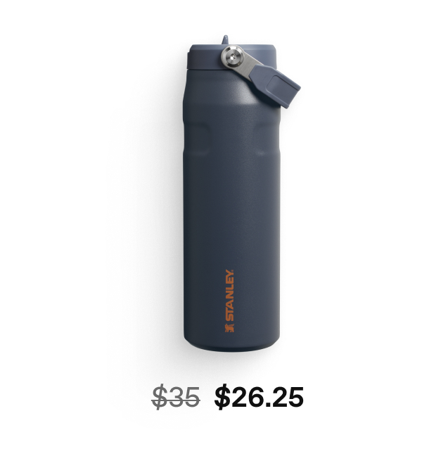 IceFlow™ Bottle with Flip Straw Lid | 24 OZ
