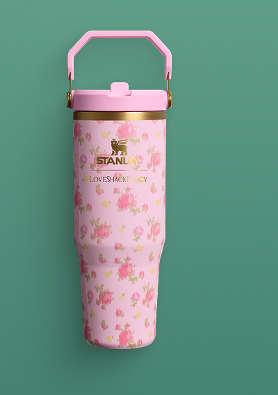 Stanley 1913 x LoveShackFancy IceFlow™ Flip Straw Tumbler | 30 OZ