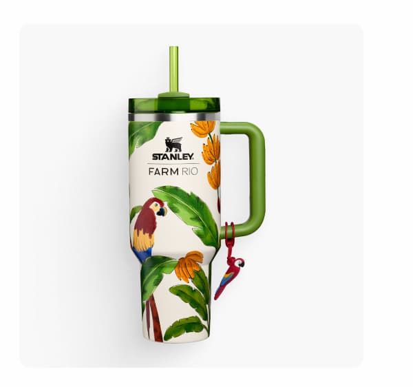 Stanley 1913 x FARM Rio Quencher® H2.0 Flowstate™ Tumbler | 40 OZ | Tropical Destiny