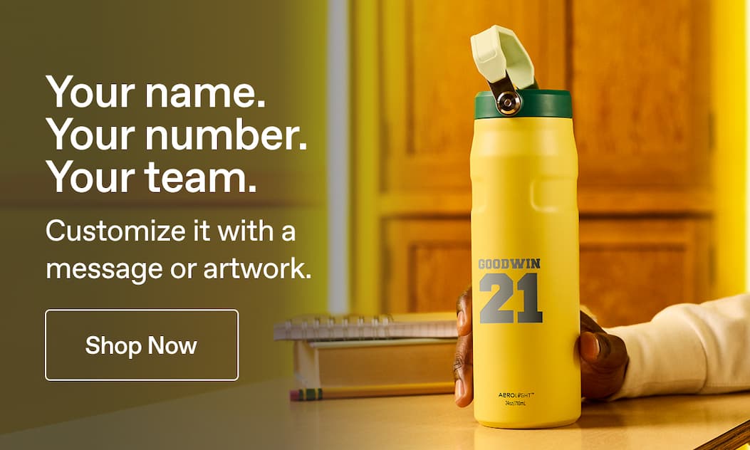Your name. Your number. Your team. Customize it with a message or artwork. Shop Now.