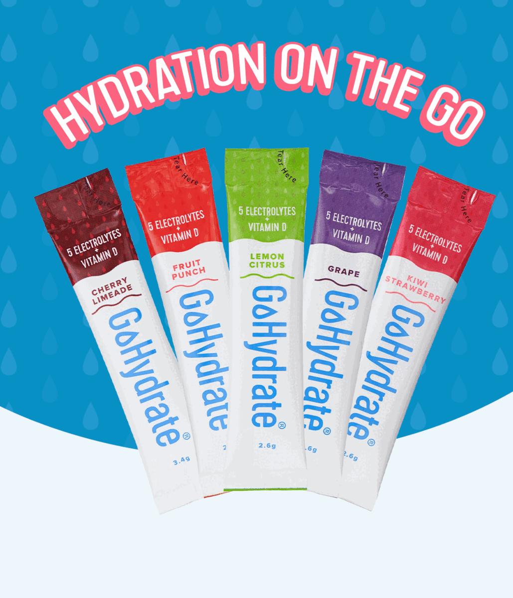 Stay Hydrated Anytime, Anywhere with GoHydrate! Go Hydrate