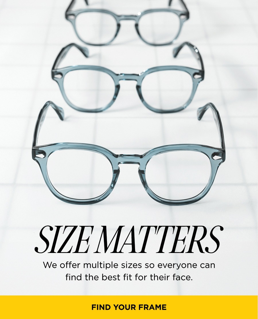 SIZE MATTERS. That's why we offer multiple sizes so everyone can find the best fit for their face.