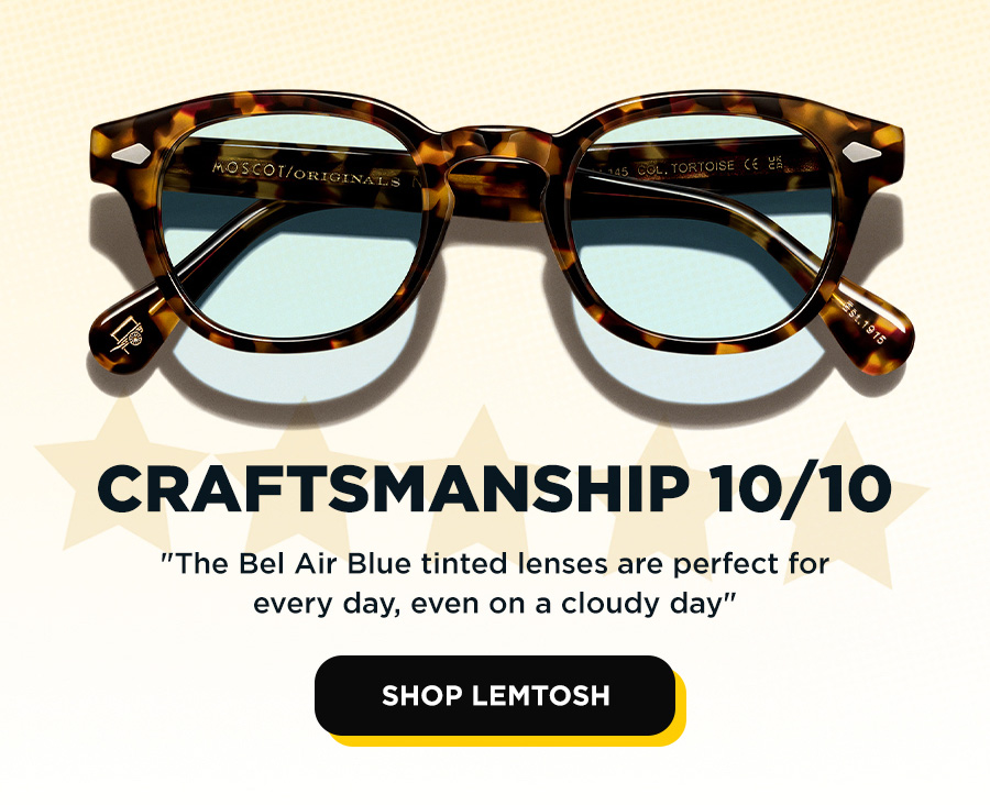 5 Stars: The LEMTOSH Tortoise w/ Bel Air Blue