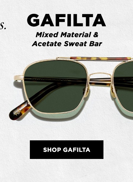 Mized Material & Acetate Sweat Bar