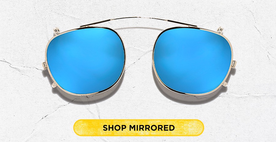 Shop CLIPTOSH Gold with Mirror Lenses