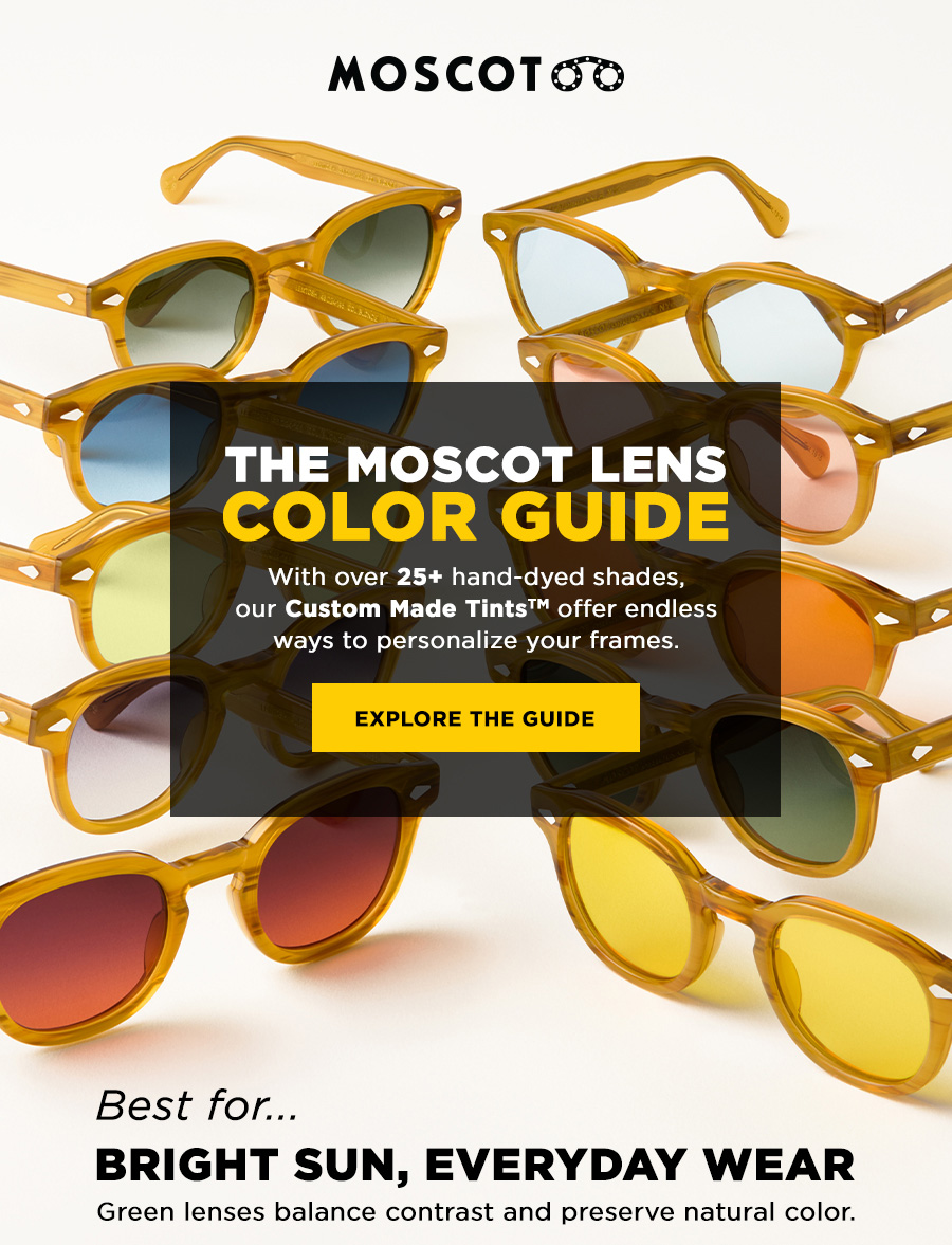 The MOSCOT Lens Color Guide