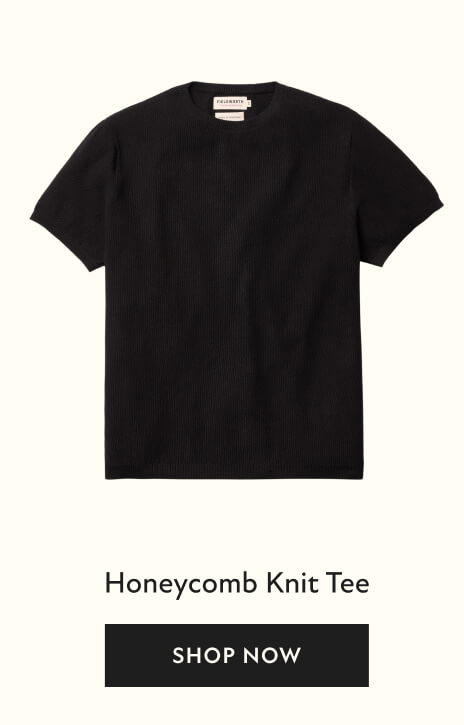 Honeycomb Knit Tee 
