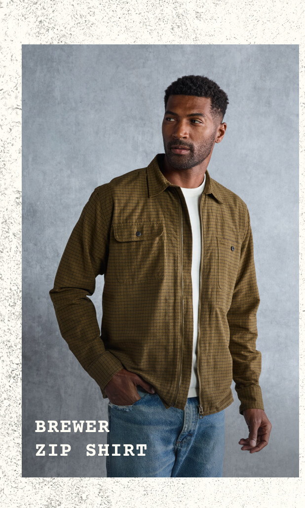 brewer zip shirt