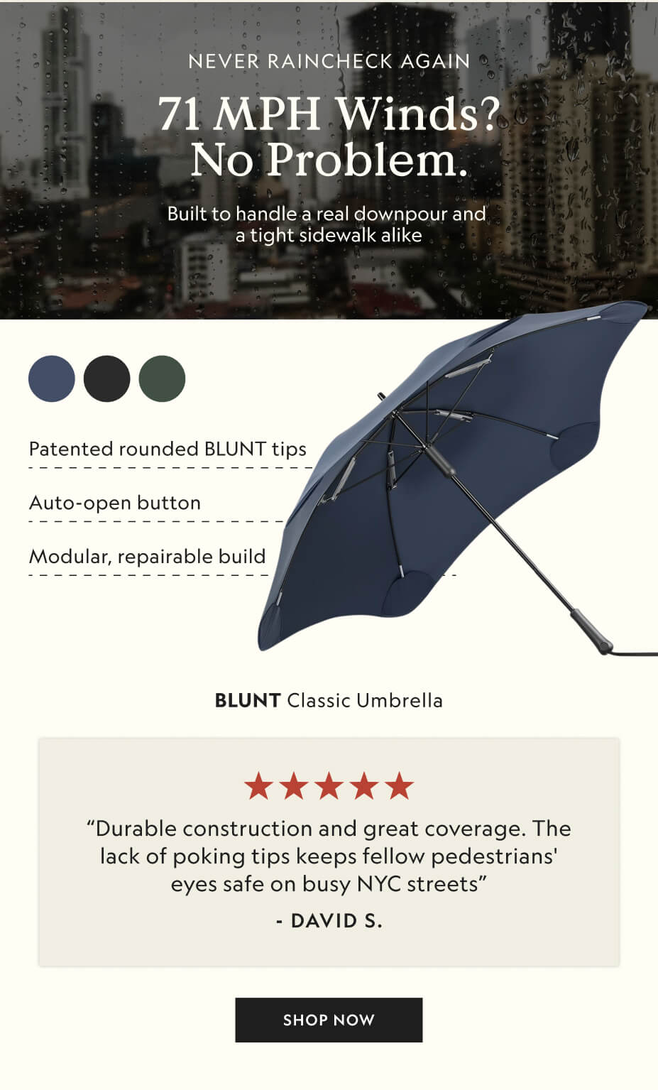BLUNT Classic Umbrella