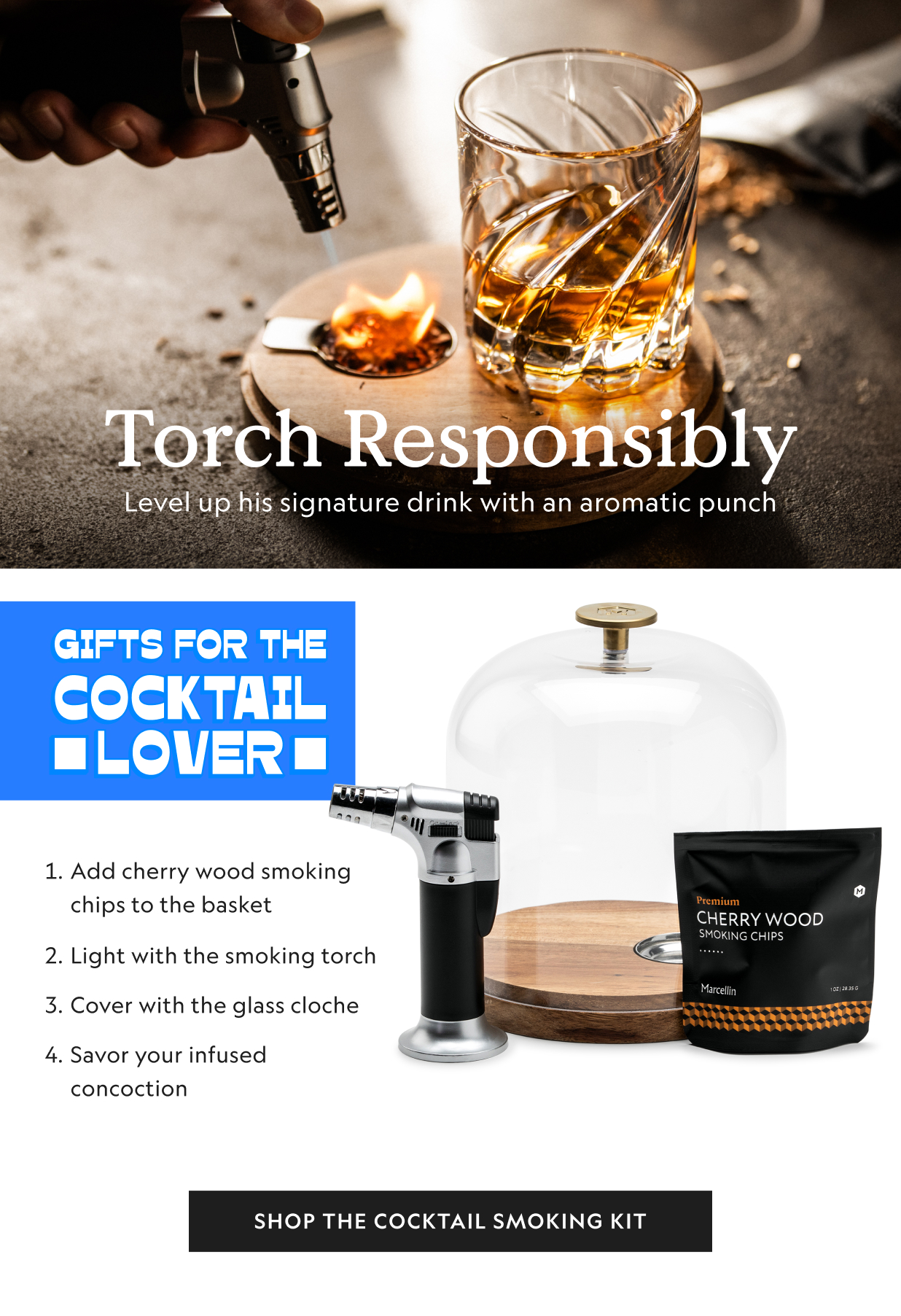 Cocktail Smoking Kit