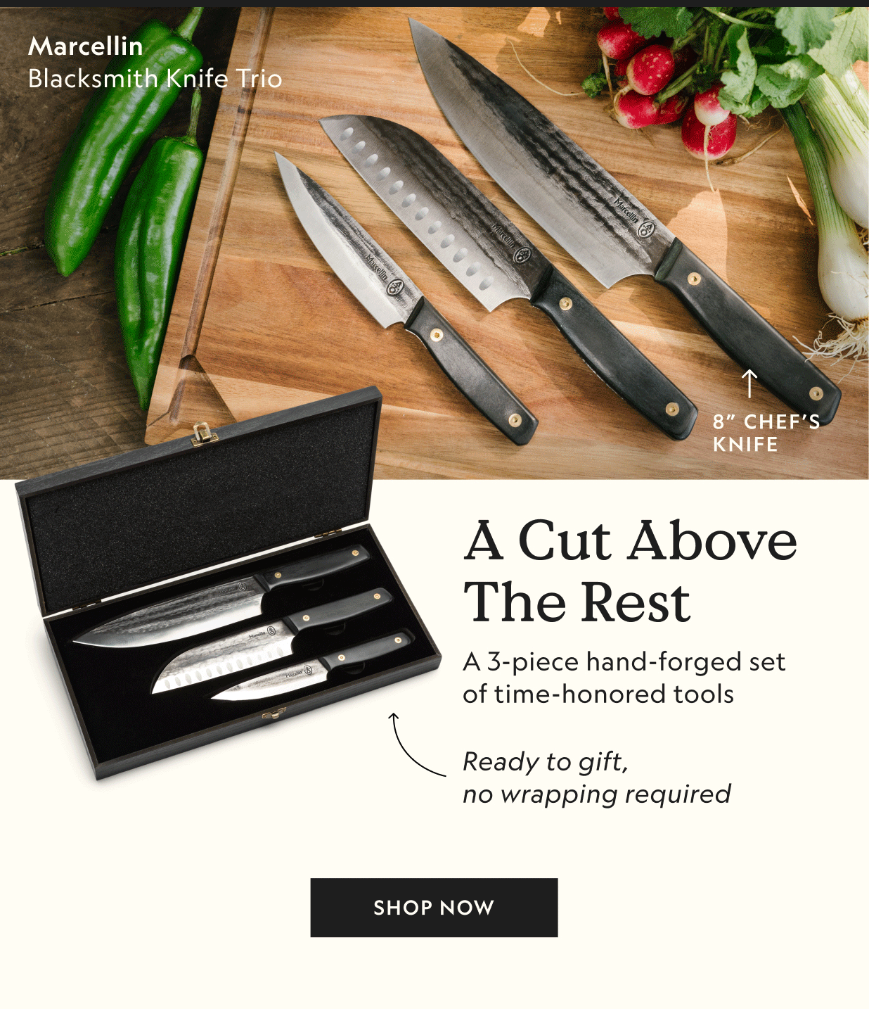 Blacksmith Knife Trio