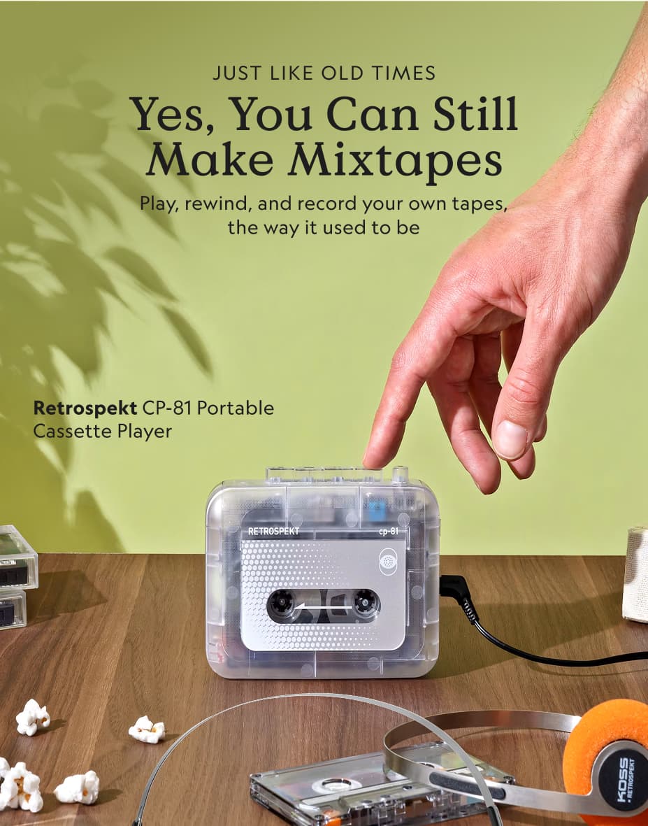 Retrospekt CP-81 Portable Cassette Player