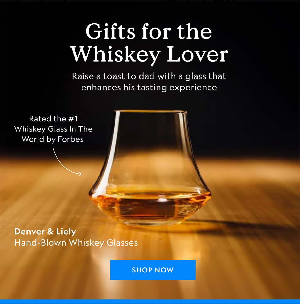 Rated the #1 Whiskey Glass In The World by Forbes 