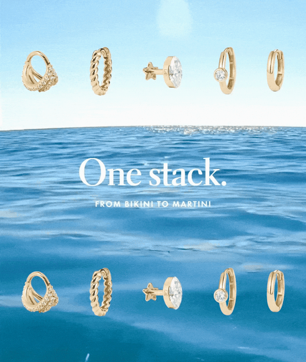 One stack. From bikini to martini
