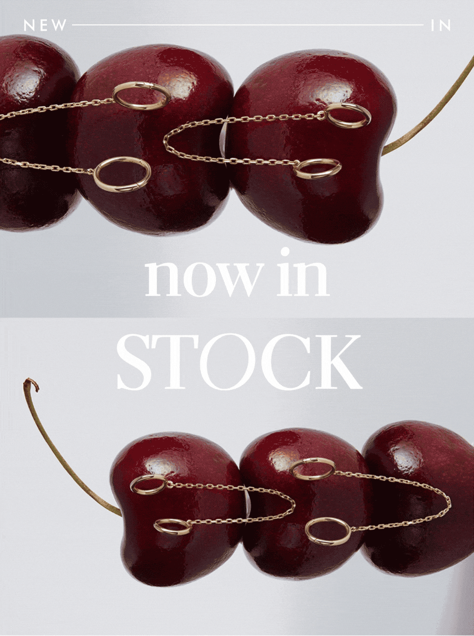 NOW IN STOCK. Cloud Chain Hoop Earring