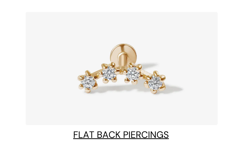 Flat Back Piercings