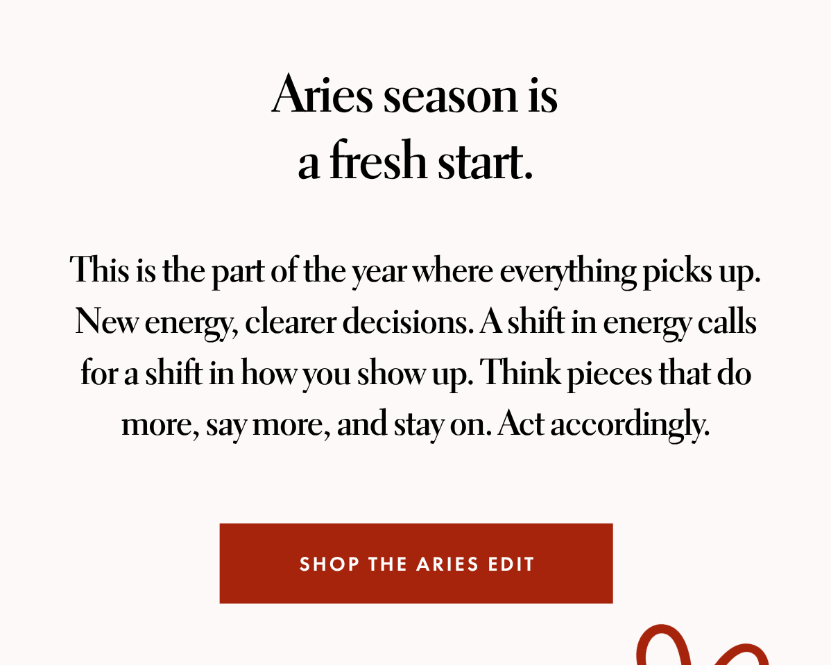 Aries season is a fresh start