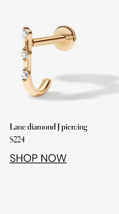Lane Diamond J Piercing