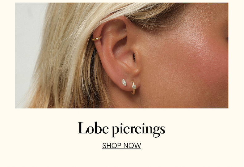 Lobe piercings