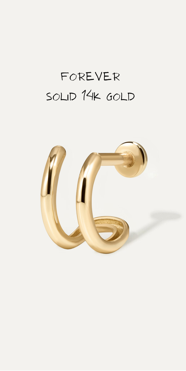 Forever Solid 14K Gold