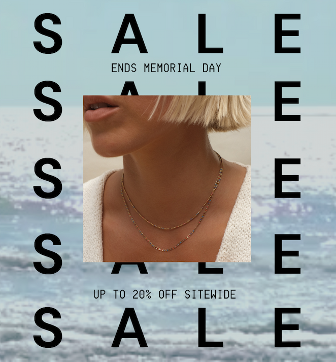 MEMORIAL DAY SALE ENDS 