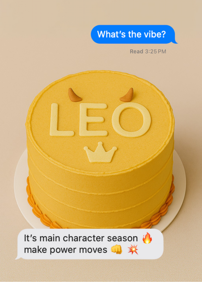 What's the vibe? It's main character season. Make power moves.