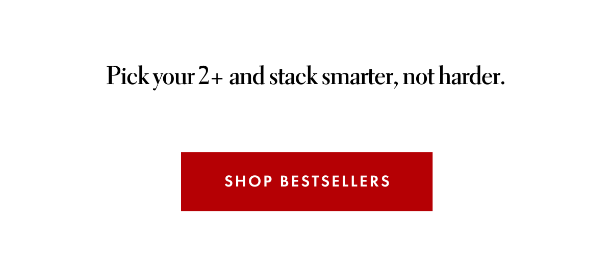 Pick your 2+ and stack smarter, not harder.