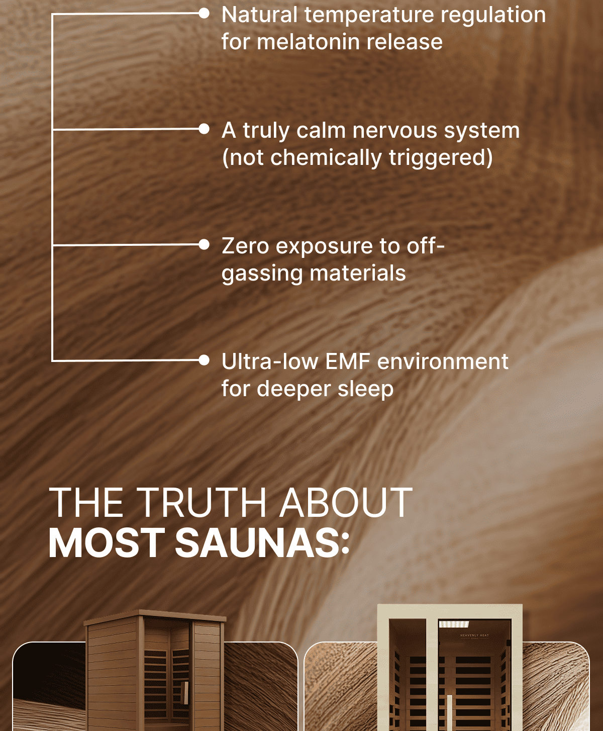 Natural temperature regulation for melatonin release