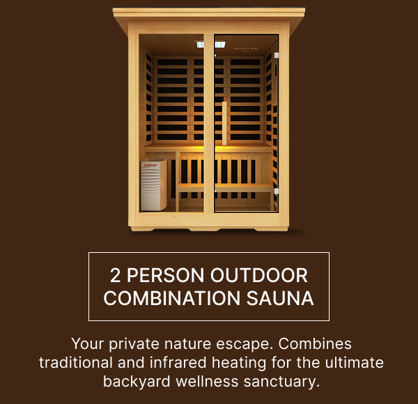 2 Person Outdoor Combination Sauna