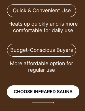 CHOOSE INFRARED SAUNA