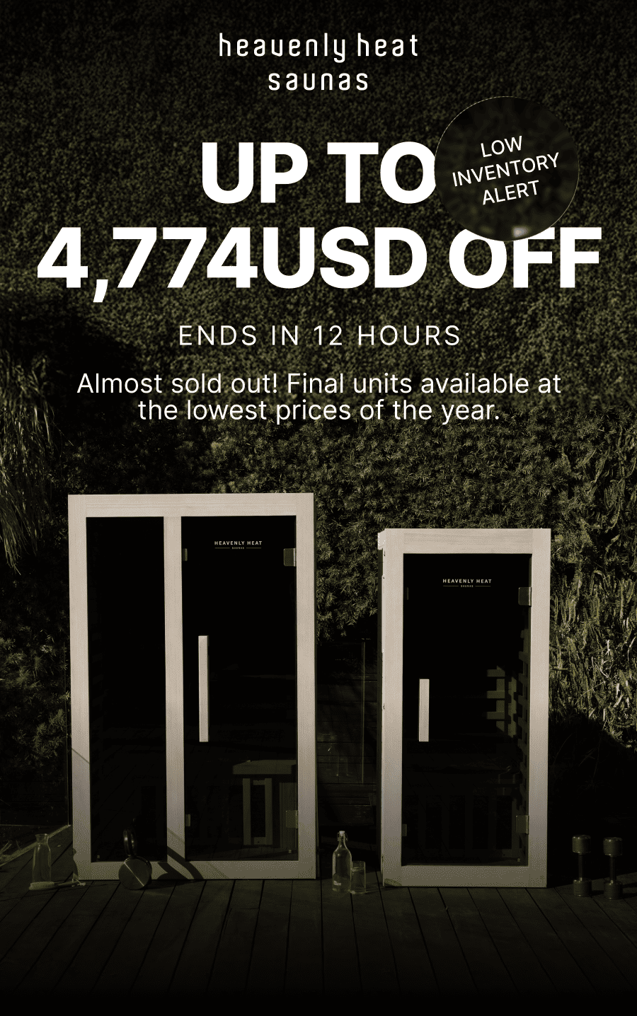 UP TO 4,774USD OFF ENDS IN 12 HOURS 