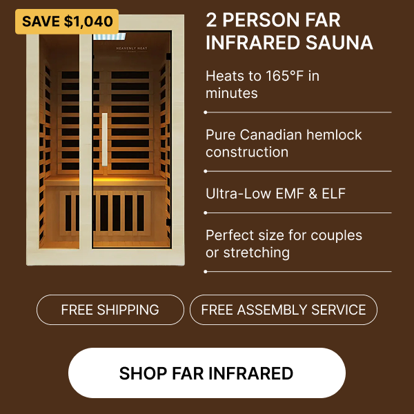 2 PERSON FAR INFRARED SAUNA