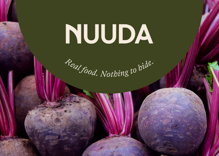 an image of a pile of raspberries with the words nuuda
