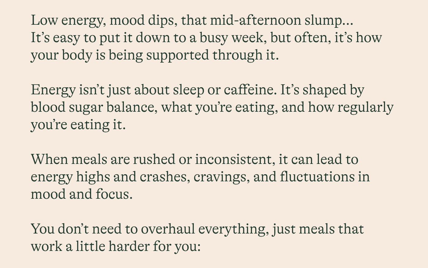 an image of a text describing the health benefits of a healthy heart