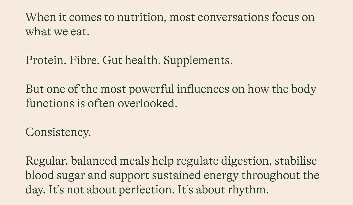 an image of a text describing the health benefits of a healthy heart