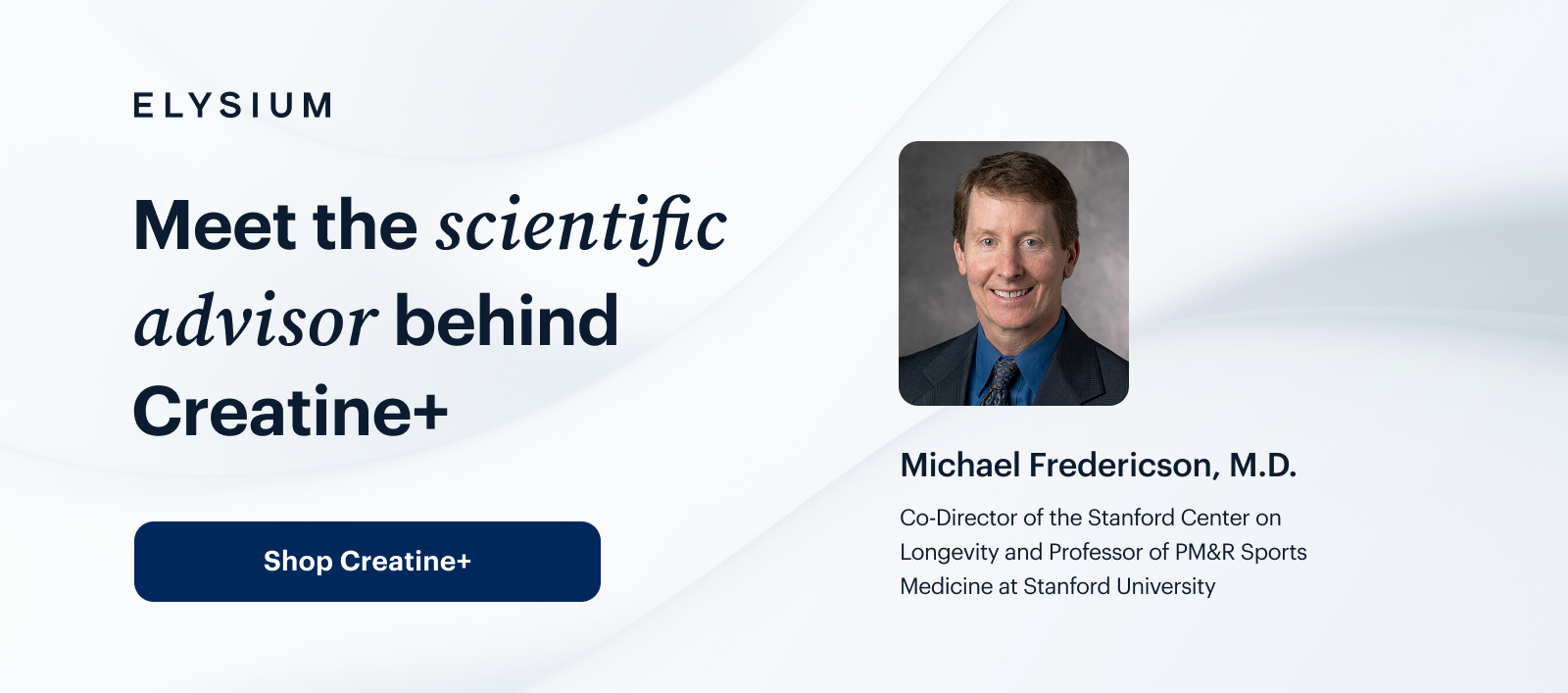 ELYSIUM | Meet the scientific advisor behind Creatine+ | shop Creatine+