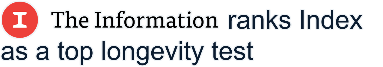 I The Information ranks Index as a top longevity test