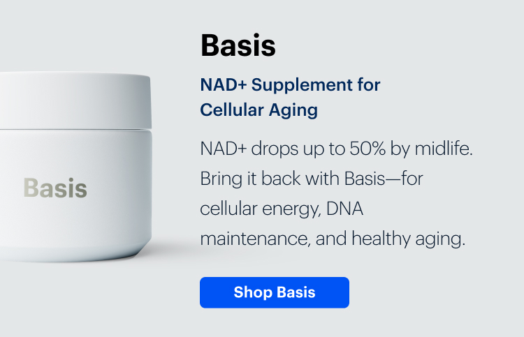 Basis NAD+ Supplement for Cellular Aging | Shop Basis