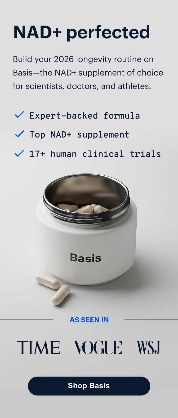 NAD+ perfected | Shop Basis