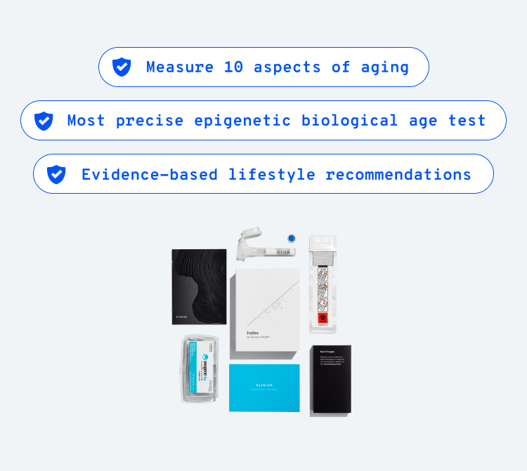 Measure 10 aspects of aging | Most precise epigenetic biological age test | Evidence-based lifestyle recommendations
