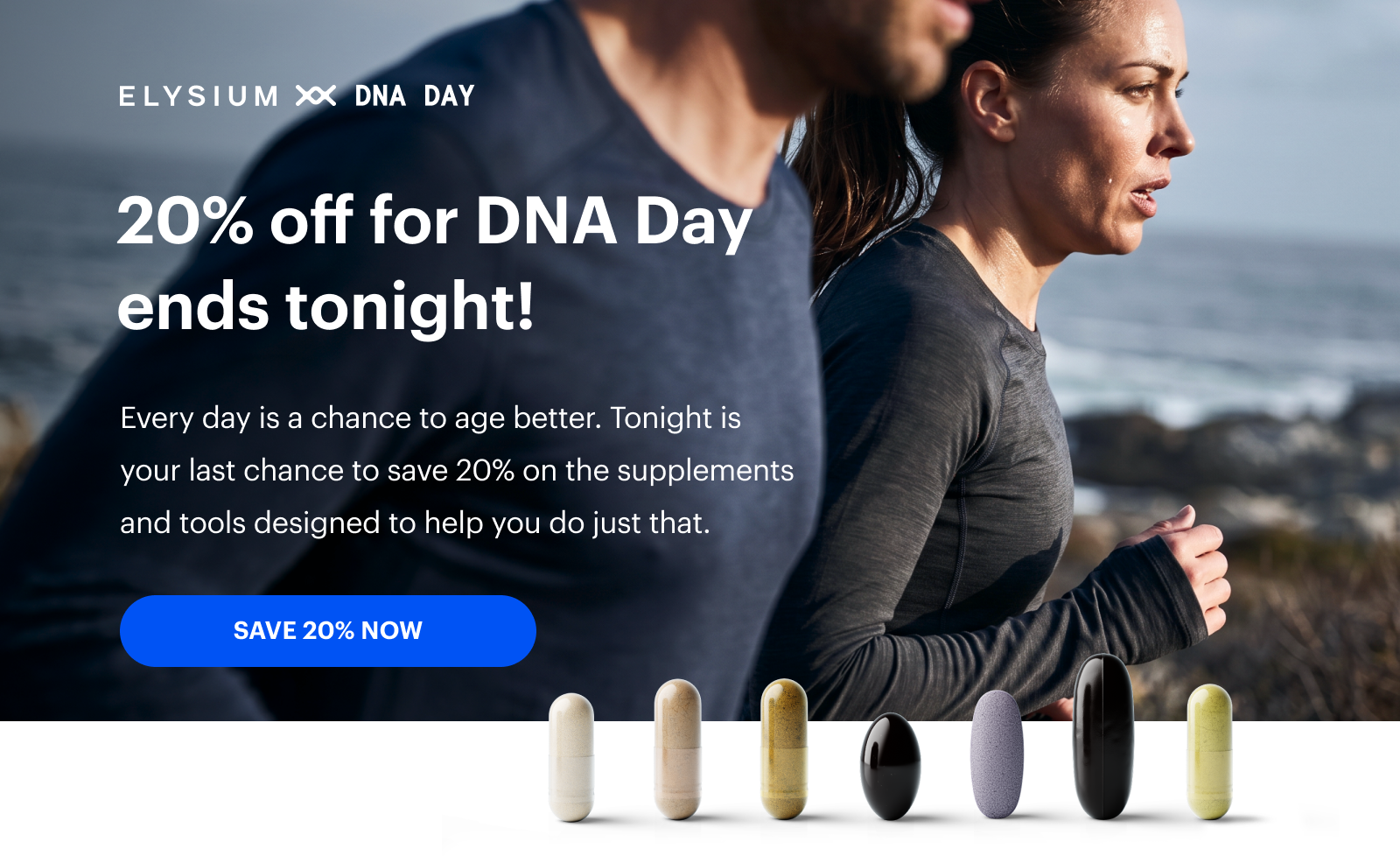 ELYSIUM DNA DAY | 20% off for DNA Day ends tonight!