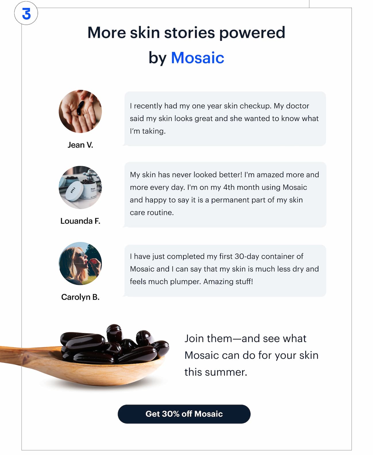 3 | More skin stories powered by Mosaic | Get 30% off Mosaic