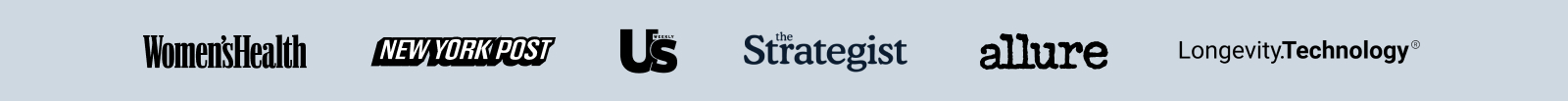 Women's Health | NEW YORK POST| US Weekly| the Strategist | allure | Longevity.Technology®
