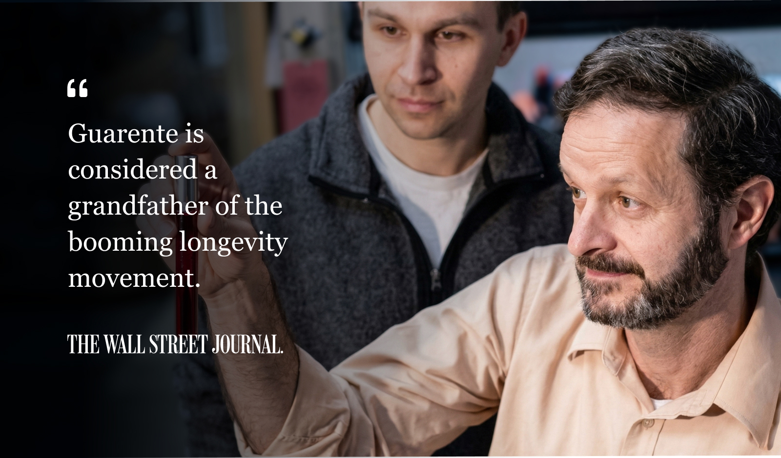 Guarente is considered a grandfather of the booming longevity movement. | THE WALL STREET JOURNAL.