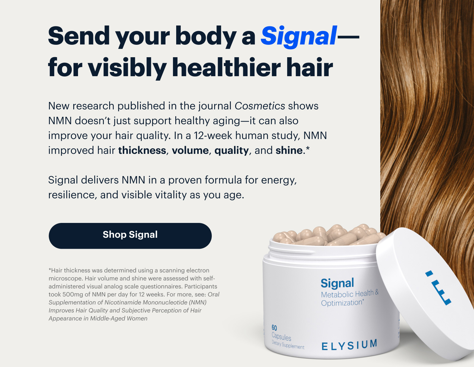 Send your body a Signal—for visibly healthier hair | Shop Signal