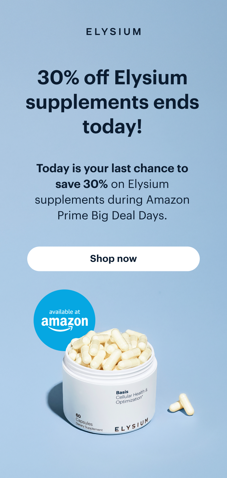 ELYSIUM | Give 30% off, get a free Basis subscription! | Refer a friend
